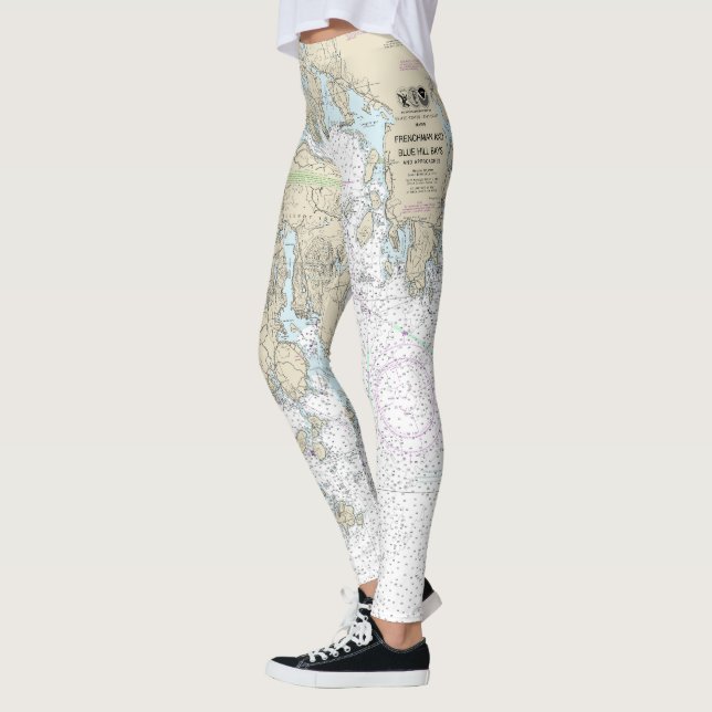 Übersicht über die Buchten und Anflüge in Frankrei Leggings (Links)