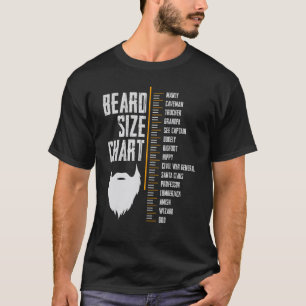 Übersicht über die Größe der Bart Manschette Cavem T-Shirt