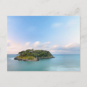 Übersicht über die Insel San Nicolas, lange Exposi Postkarte