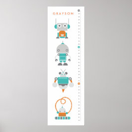 Übersicht über Roboter Kinder mit individuellem Wa Poster