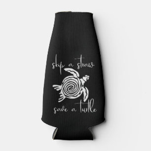 Überspringen eines Strohs Rette eine Schildkröte Flaschenkühler