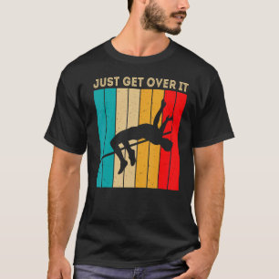 Überspringen Sie es einfach hoch springende Retro- T-Shirt