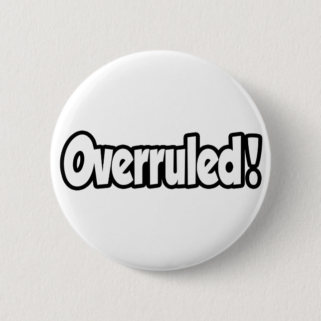 Überstimmt! Button (Vorderseite)