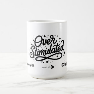 Überstimulierte Angst Introvertierter Persönlicher Kaffeetasse