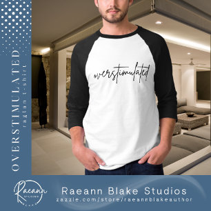 Überstimuliertes Mental Health Raglan T-Shirt