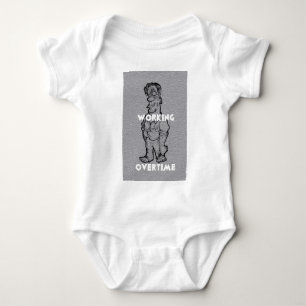 Überstunden Baby Strampler