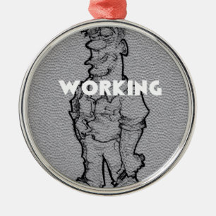 Überstunden Ornament Aus Metall