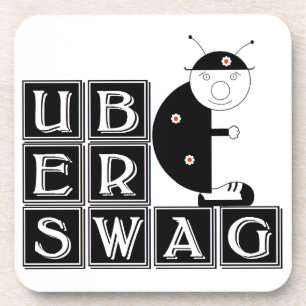 Uberswag ladybird Bernie Getränkeuntersetzer