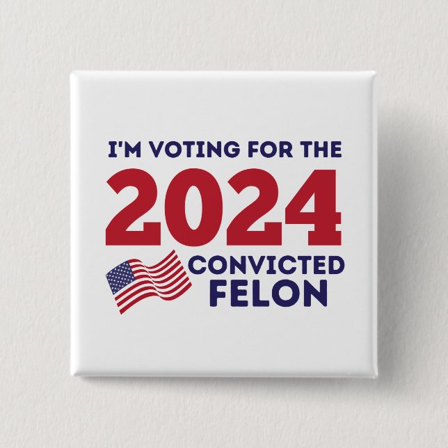ÜBERTRAGENER FELON, TRUMP BUTTON (Vorderseite)