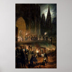 Übertragung der Knochen der königlichen Familie Poster