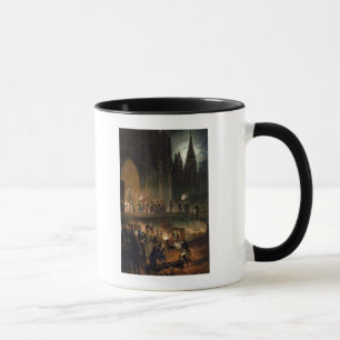 Übertragung der Knochen der Königsfamilie Tasse