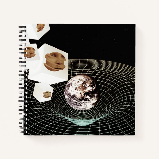 Übertragung in ein anderes Universum Notizbuch (Vorderseite)