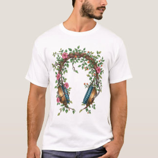 Überwachsene Kopfhörer T-Shirt