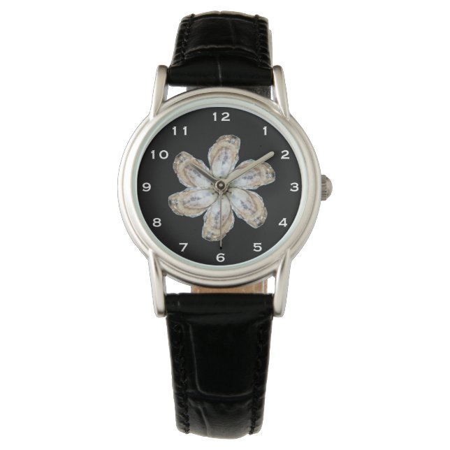 Überwachung der Blume von Austern - Entwurf eines Armbanduhr (Vorderseite)