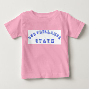 Überwachungs-Staats-Baby-Baseball-Shirt Baby T-shirt