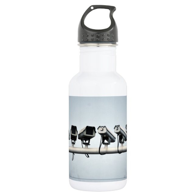 Überwachungskameras Trinkflasche (Vorderseite)