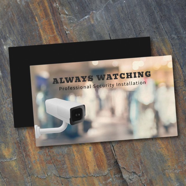 Überwachungssystem CCTV-Kamera für Sicherheitslösu Visitenkarte (Von Creator hochgeladen)