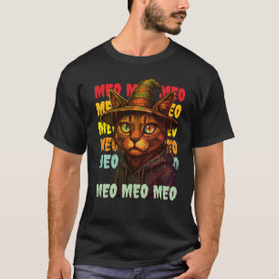 überwältigende psychedelische Hexenkatze T-Shirt