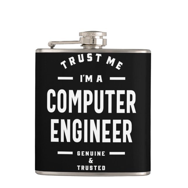 Überweisung für den Arbeitsplatz eines Computering Flachmann (Vorderseite)