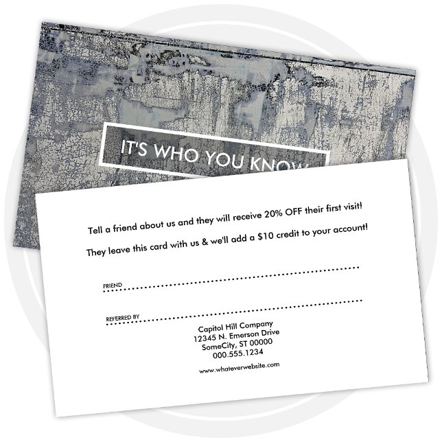 Überweisungsprogramm knusprige Textur Empfehlungskarte (Von Creator hochgeladen)