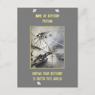 ÜBERWELTGEBURSTAG! POSTKARTE