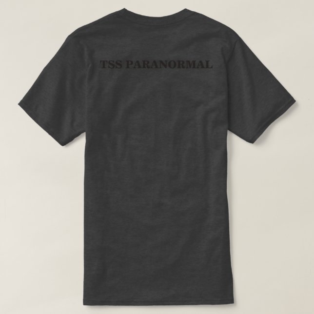 Überwundener schwarze TSS Paranormal T - Shirt (Design Rückseite)