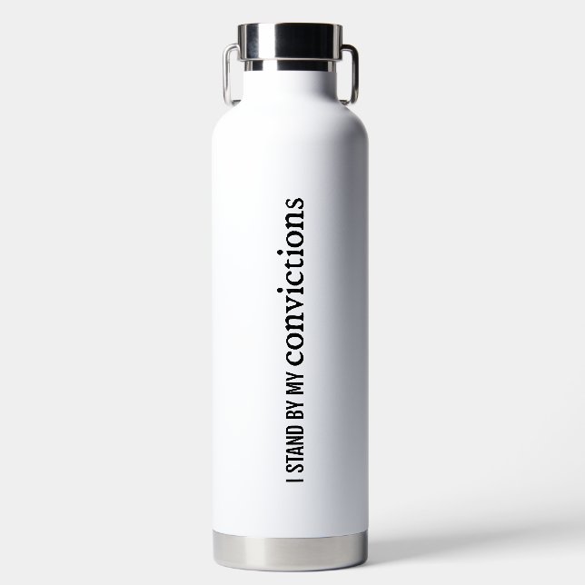 Überzeugungen Vakuum isolierte Flasche (Vorderseite)