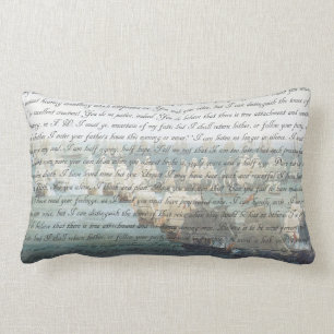 Überzeugungs-Buchstabe Lendenkissen