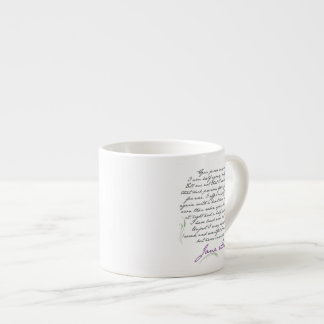 Überzeugungs-Zitat#1 Espresso-Tasse Janes Austens Espressotasse