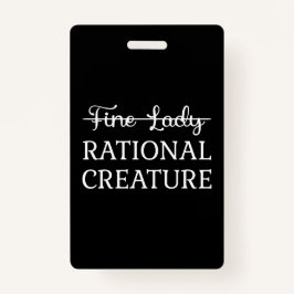 Überzeugungskraft Jane Austen - Rational Creature  Ausweis