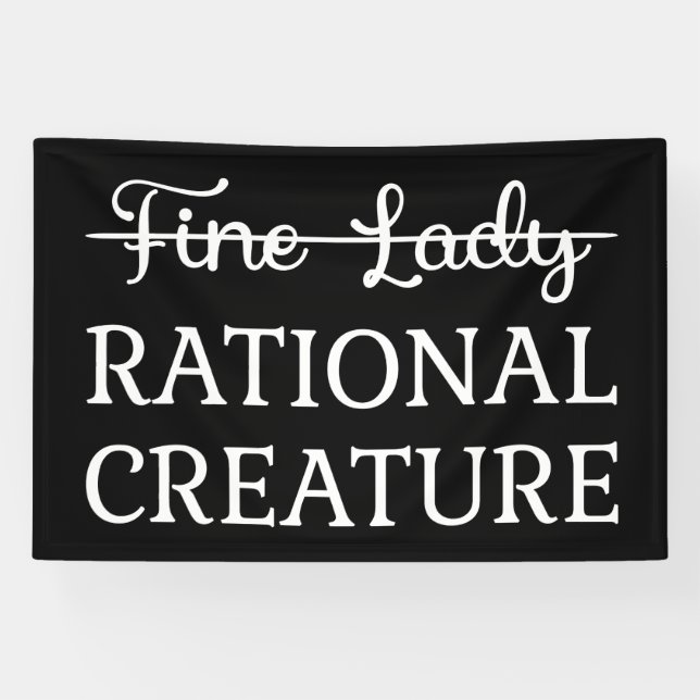 Überzeugungskraft Jane Austen - Rational Creature  Banner (Horizontal)