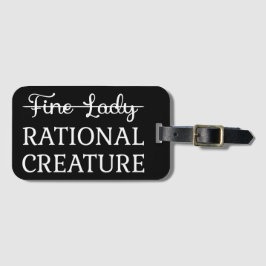 Überzeugungskraft Jane Austen - Rational Creature  Gepäckanhänger