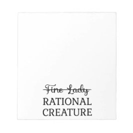 Überzeugungskraft Jane Austen - Rational Creature  Notizblock