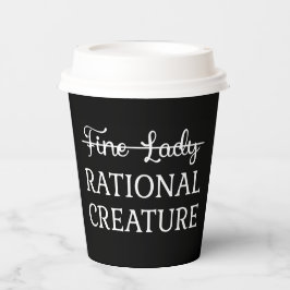 Überzeugungskraft Jane Austen - Rational Creature  Pappbecher