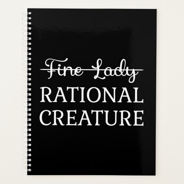 Überzeugungskraft Jane Austen - Rational Creature  Planer (Vorderseite)