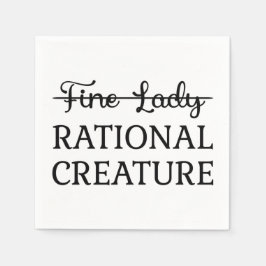 Überzeugungskraft Jane Austen - Rational Creature  Serviette