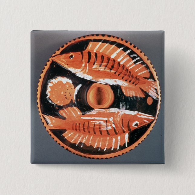 Überziehen Sie zwei Fische, 350 BC darstellen Button (Vorderseite)