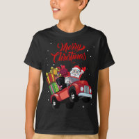 Überzogener Retriever mit dem Weihnachtsmann in ro