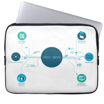 Überzug Laptop Discngine White