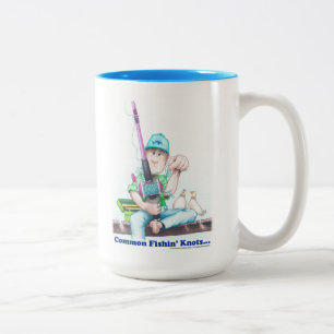 Übliche Angelknoten - Gießschwierigkeiten Zweifarbige Tasse