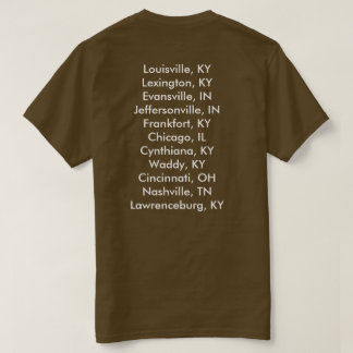 Übliches Verdächtig-Band-Weltausflug-Shirt T-Shirt