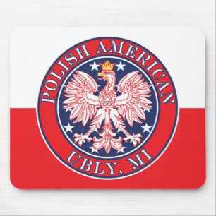 Ubly Michigan Polish Eagle Mousepad