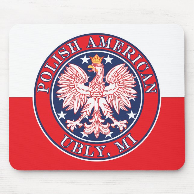 Ubly Michigan Polish Eagle Mousepad (Vorne)