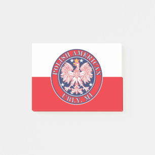 Ubly Michigan Polish Eagle Post-it Klebezettel
