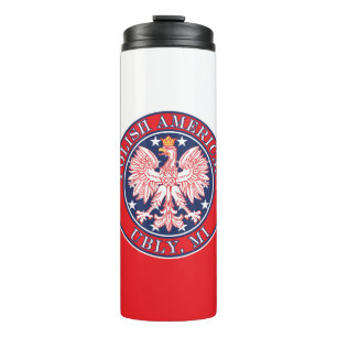 Ubly Michigan Polish Eagle Thermosbecher