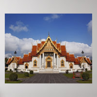 Ubosot-Halle oder Bot, Wat Benchamabophit, Bangkok