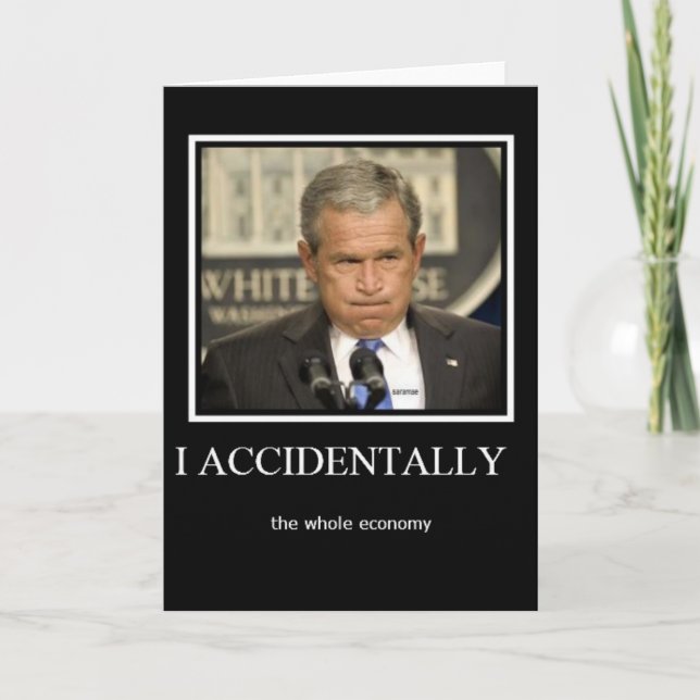 Übrigens die ganze Wirtschaft Weihnachtskarte Feiertagskarte (Vorderseite)