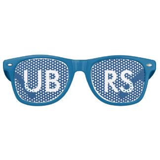 UBRS BLAUE Brille für FANS! Sonnenbrille