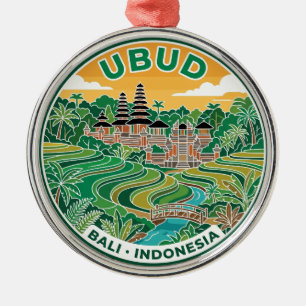 Ubud Indonesien Ornament Aus Metall