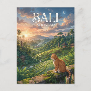 Ubud Indonesien Postkarte